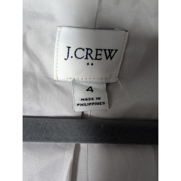 J‎ Crew Coat Womens 4Gray Chateau Parka Italian Wool Classic Minimalist Preppy - Picture 5 of 7